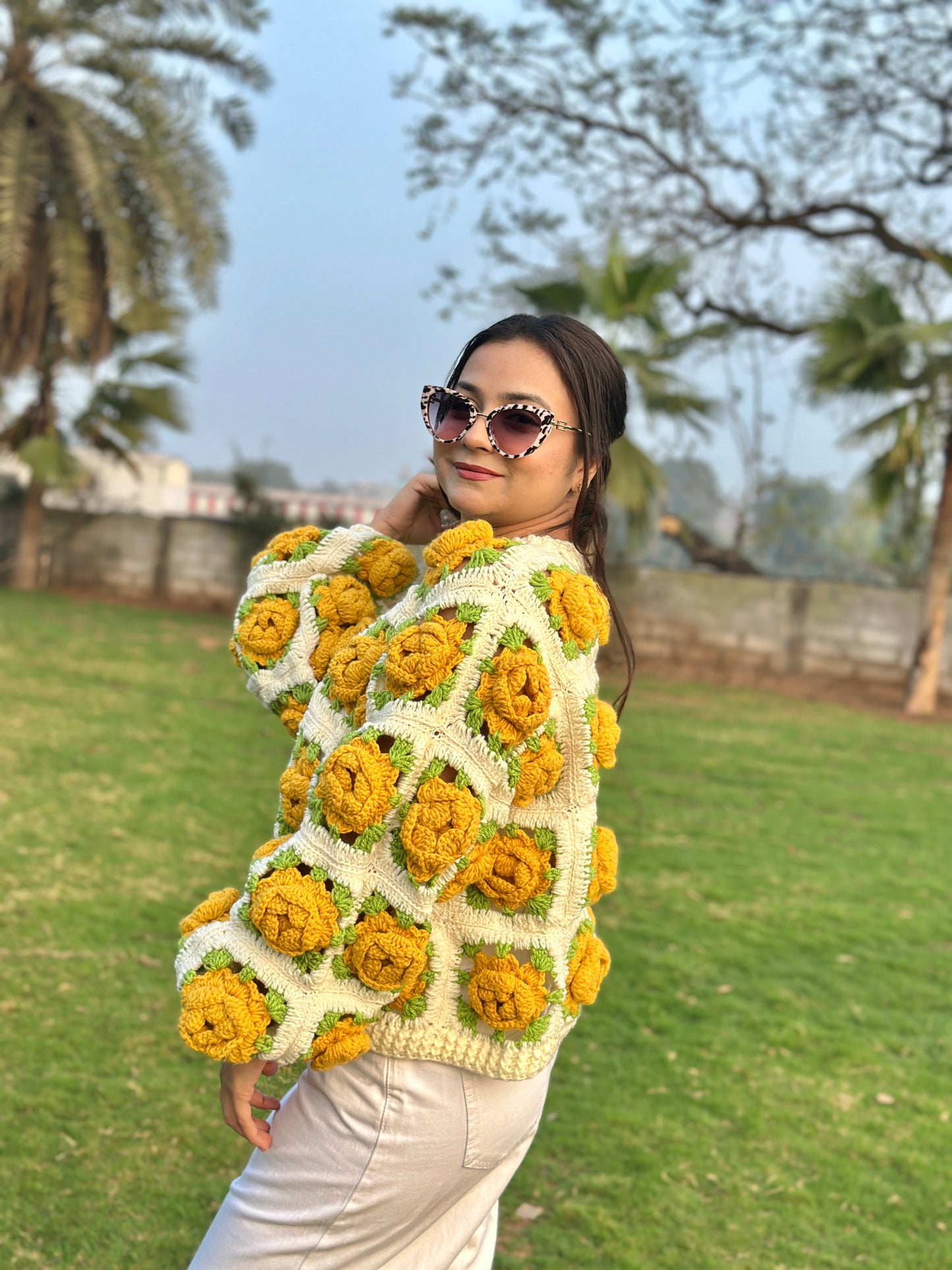 Rosa Foetida Garden Cardigan