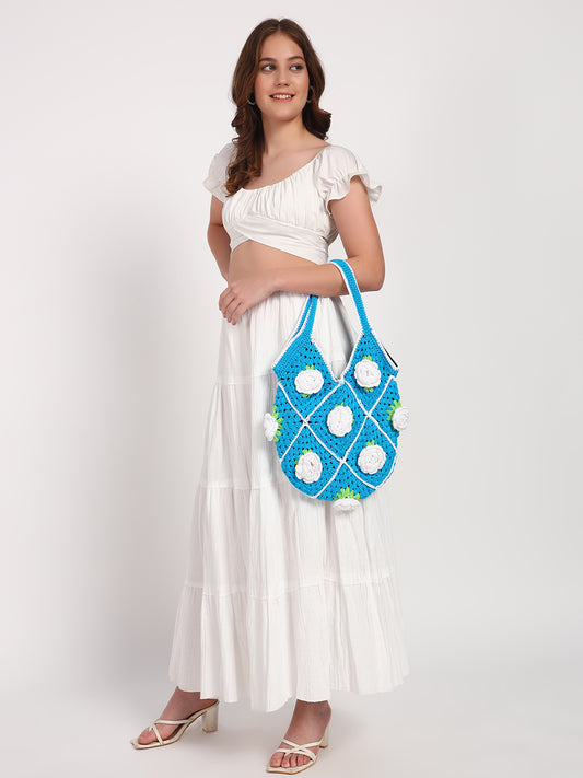 Vacay Tote Crochet Handmade Bag