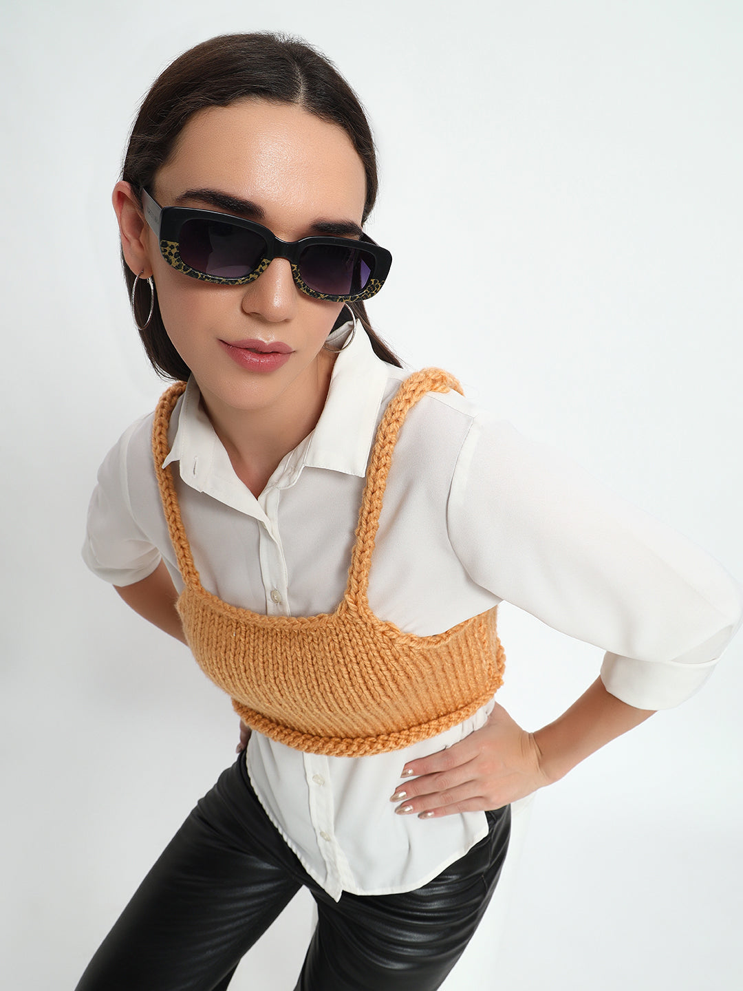 Beige Chunky Tube Top