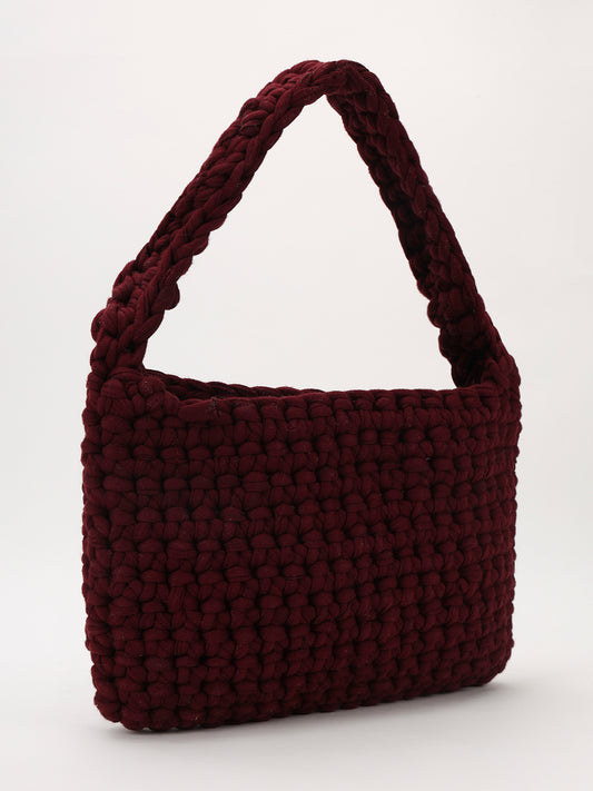 Maroon Handmade Handbag