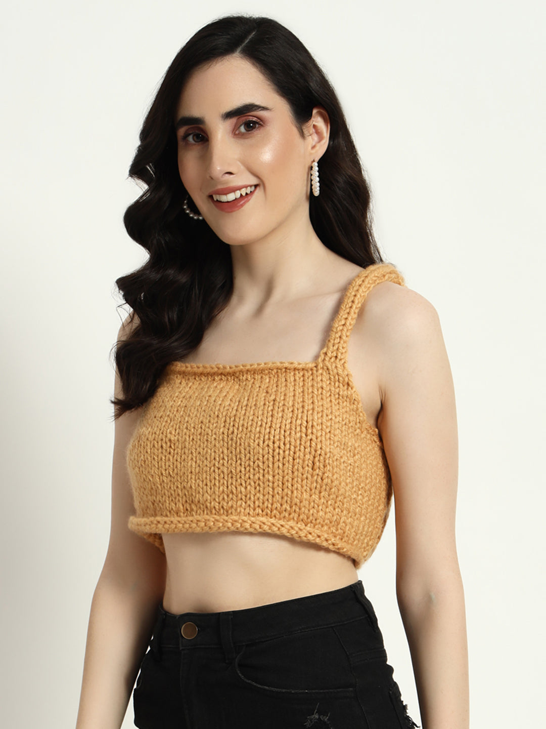 Beige Chunky Tube Top