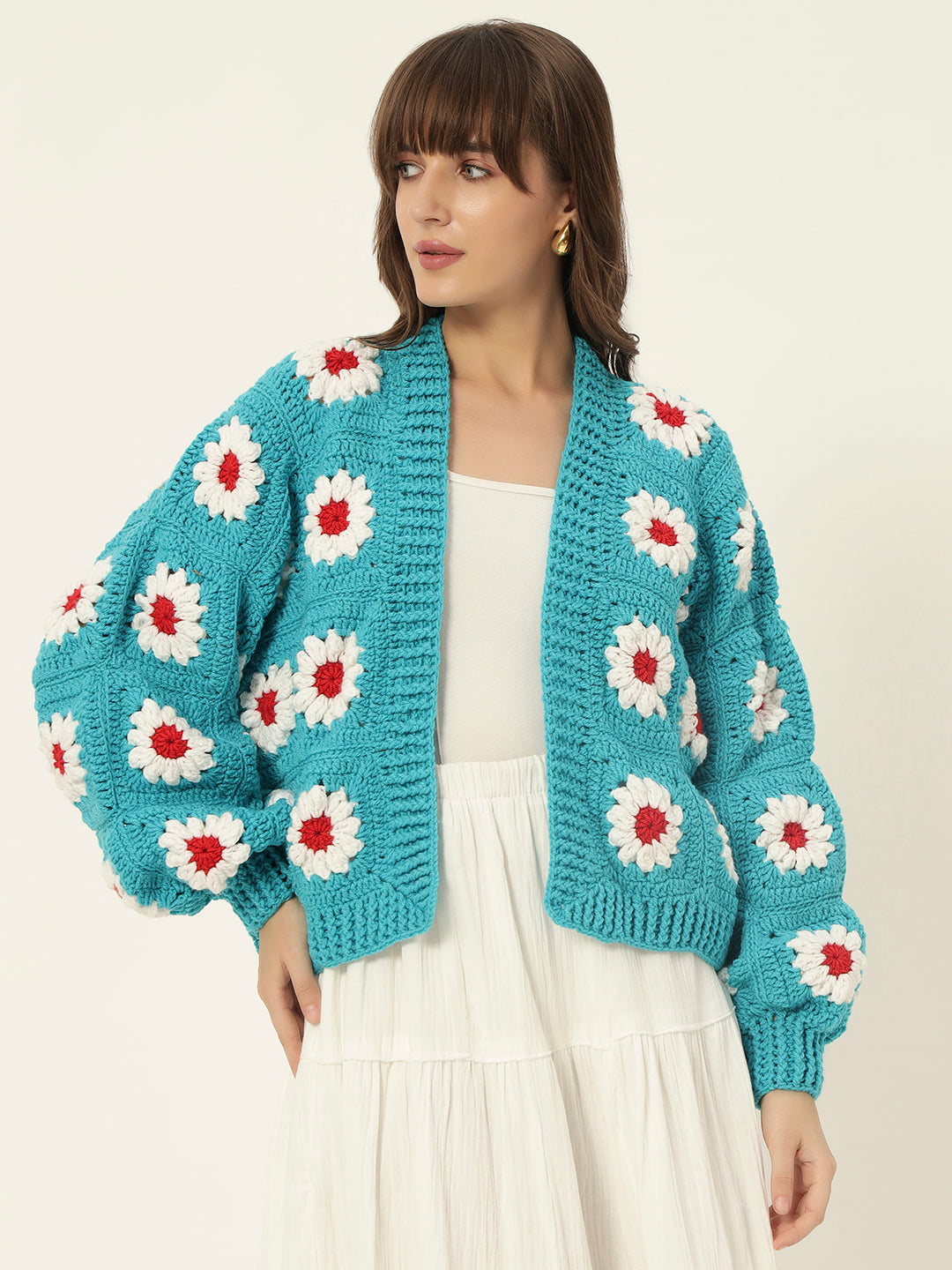 Vancouver Picnic Cardigan - SkyBlue