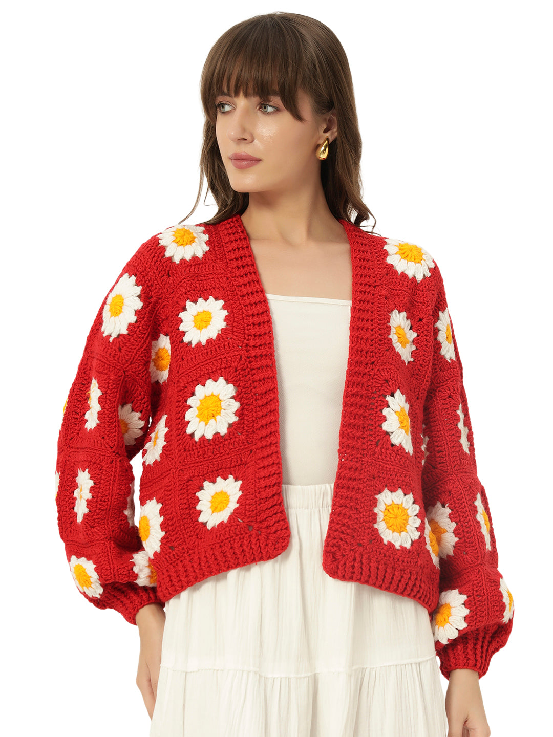 Molly Picnic Cardigan - Red