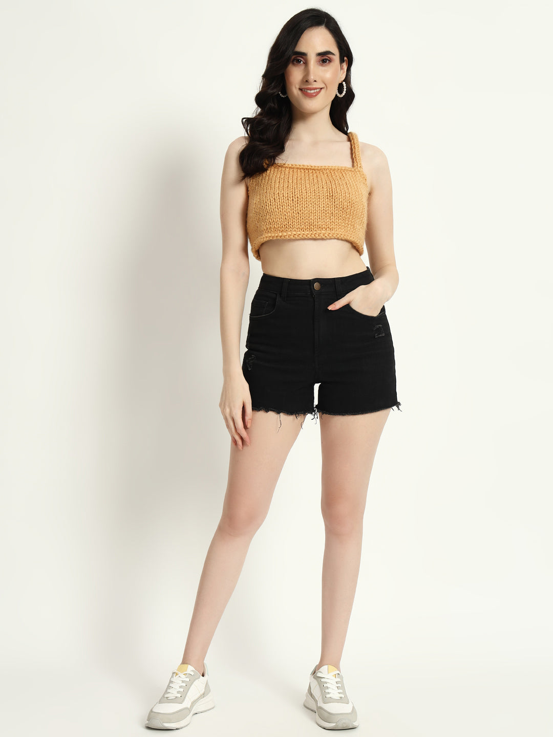 Beige Chunky Tube Top