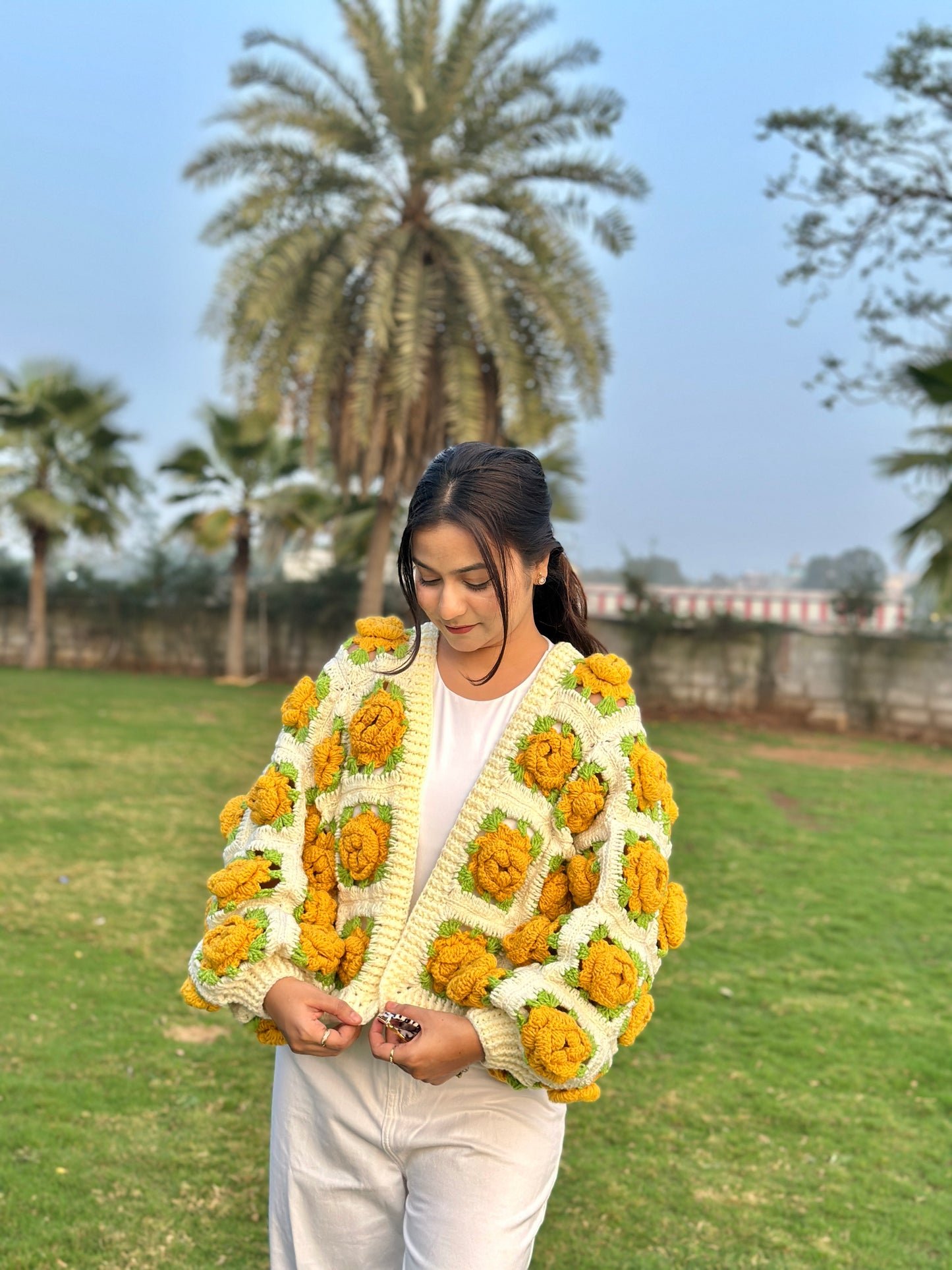 Rosa Foetida Garden Cardigan