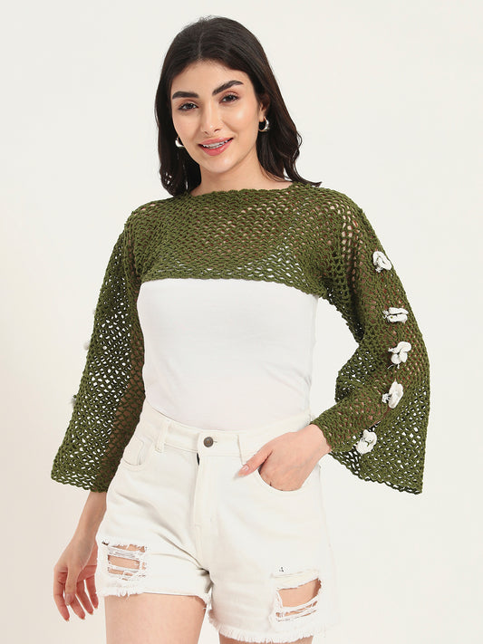 Spring Fable H-Mesh Handmade Top