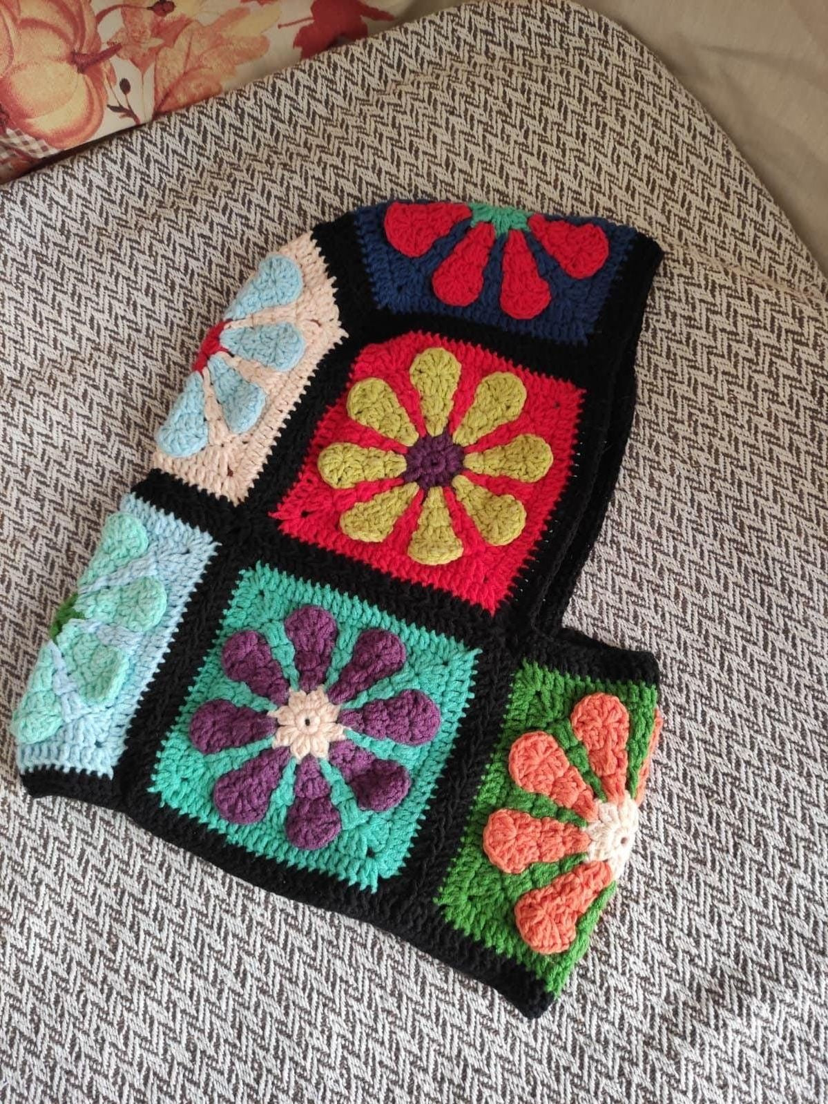 Balaclava Crochet Hat - Multicolour