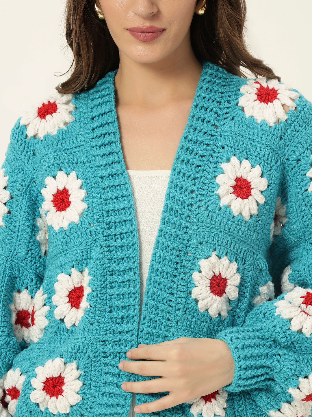 Vancouver Picnic Cardigan - SkyBlue