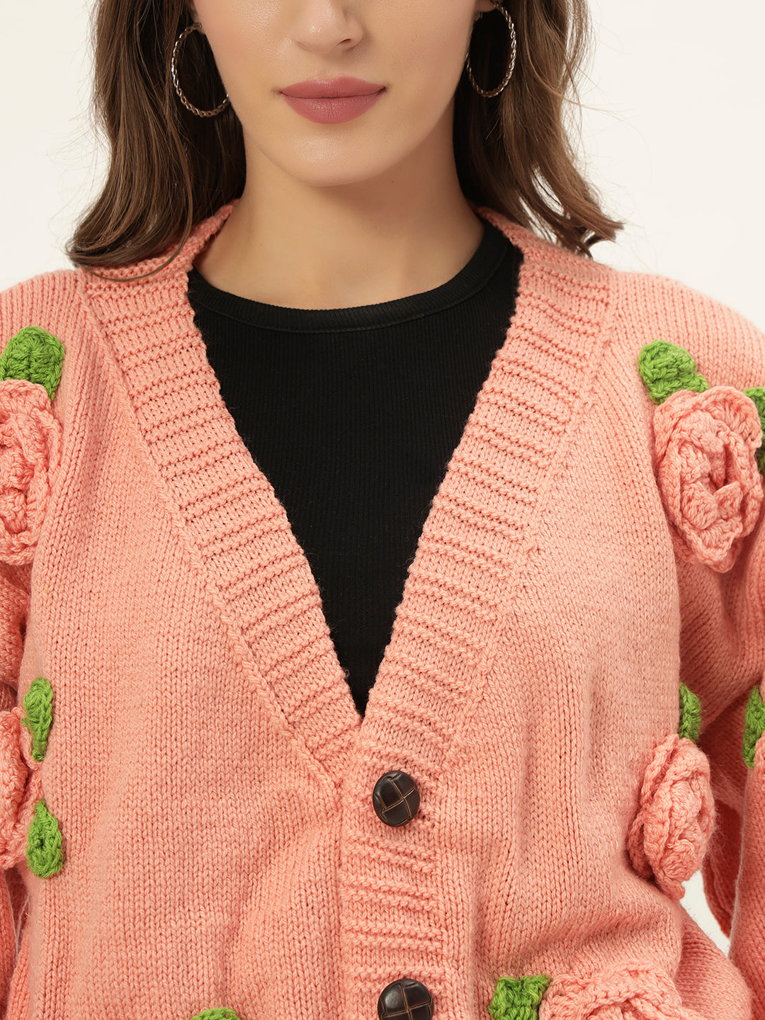 Peachy Rose Cardigan