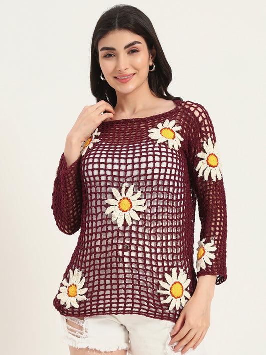 Willow Handmade F-Mesh Top