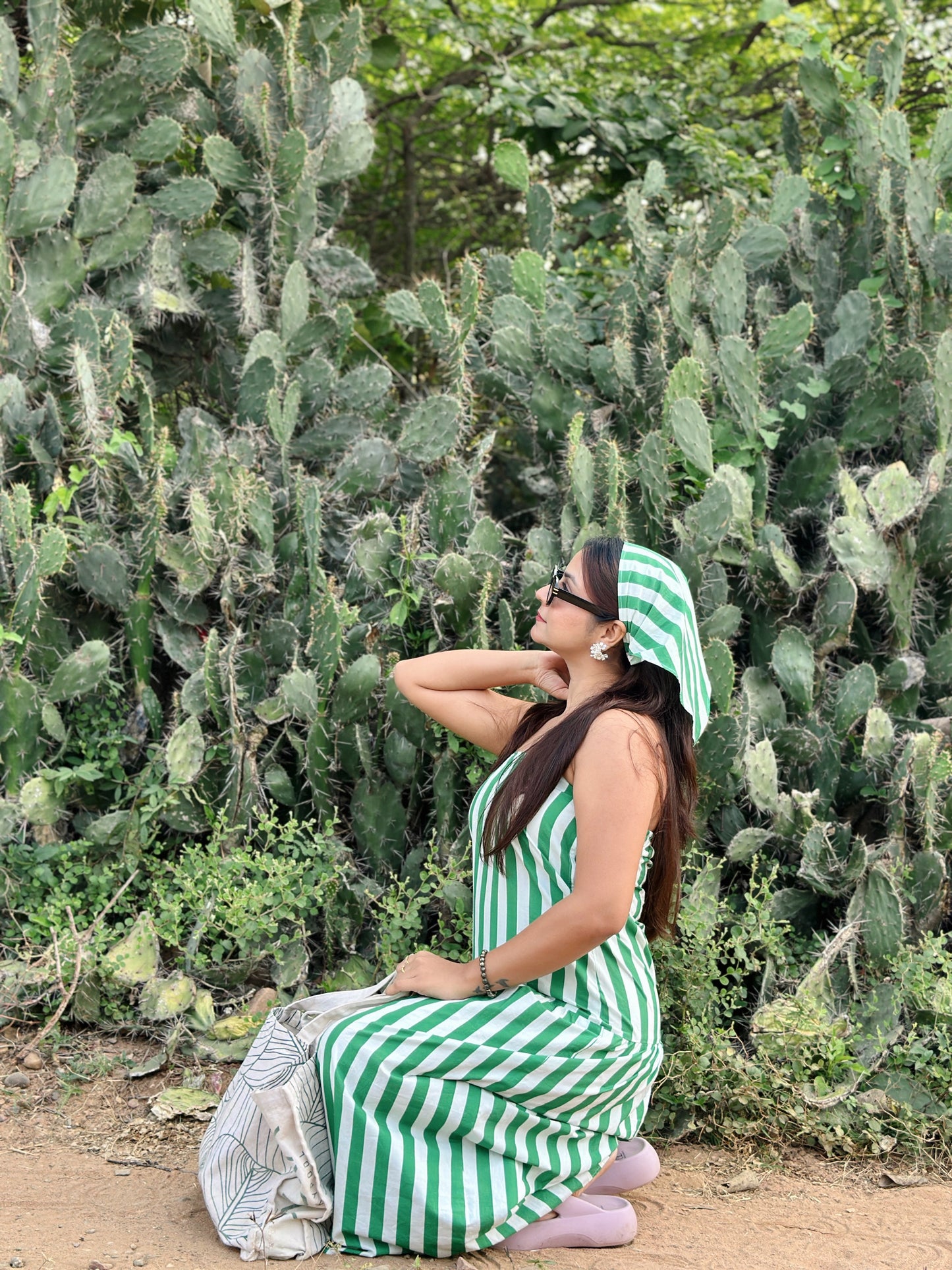 Positano Dress with Scarf