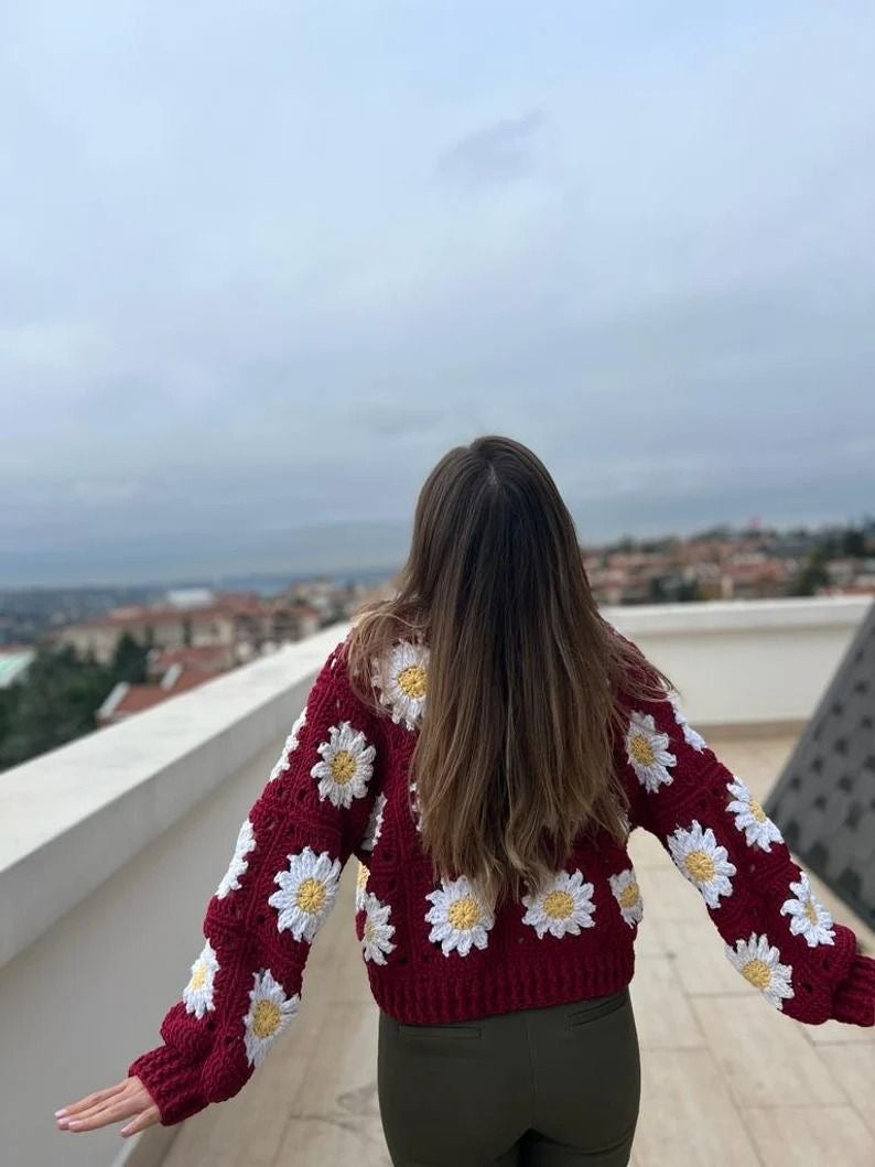 Marron picnic Cardigan