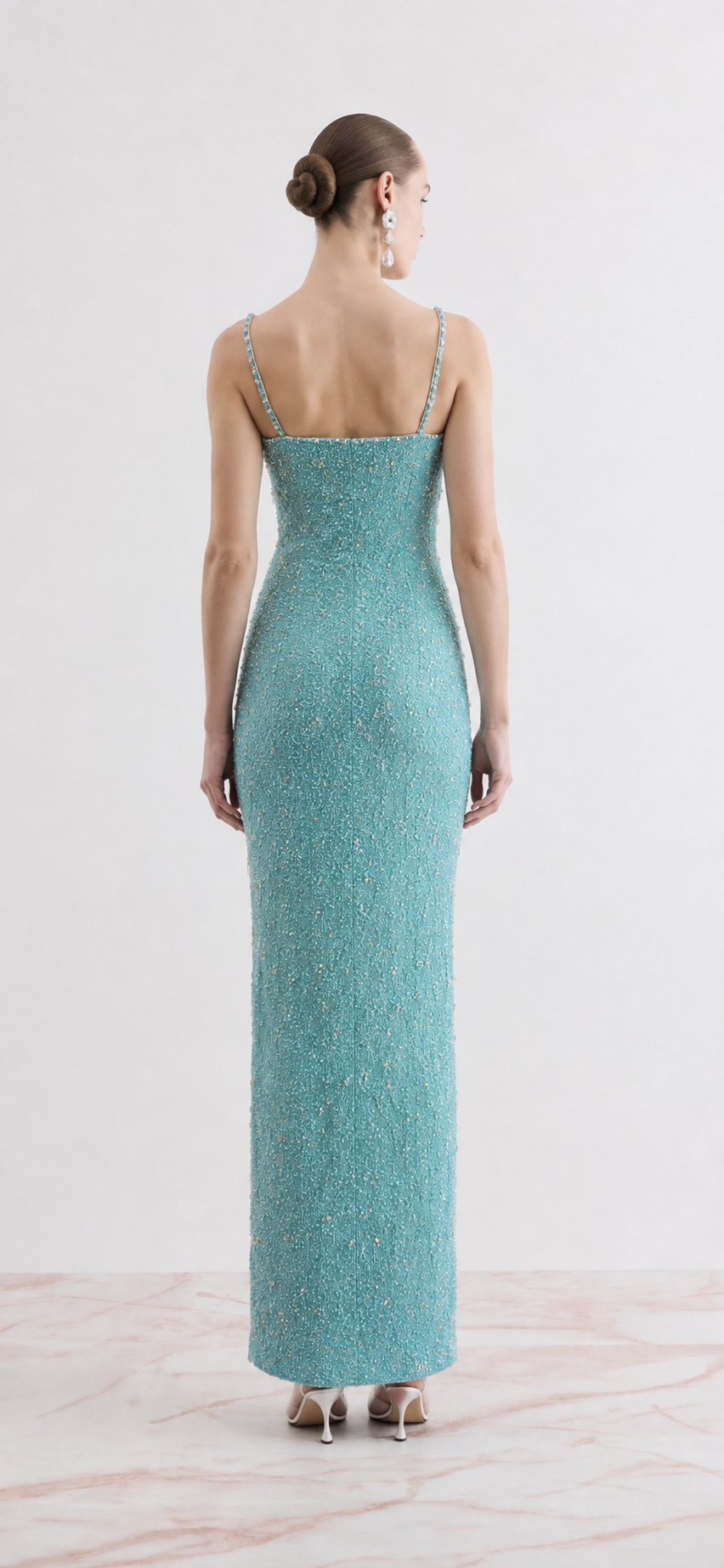Mermaid maxi beaded Dress