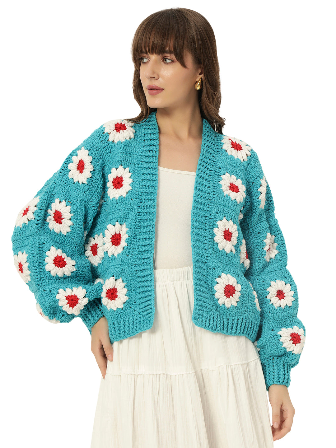 Vancouver Picnic Cardigan - SkyBlue