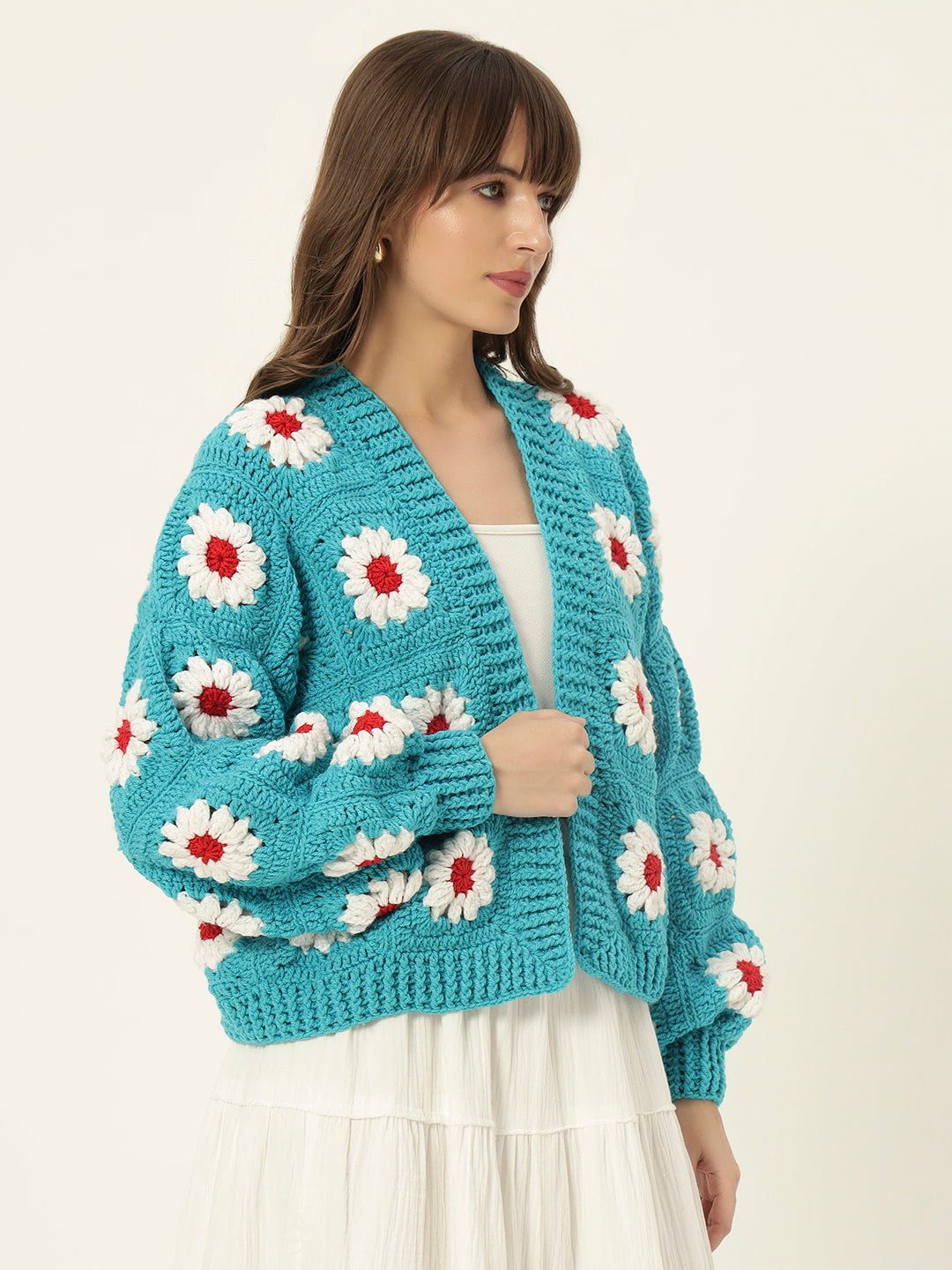 Vancouver Picnic Cardigan - SkyBlue