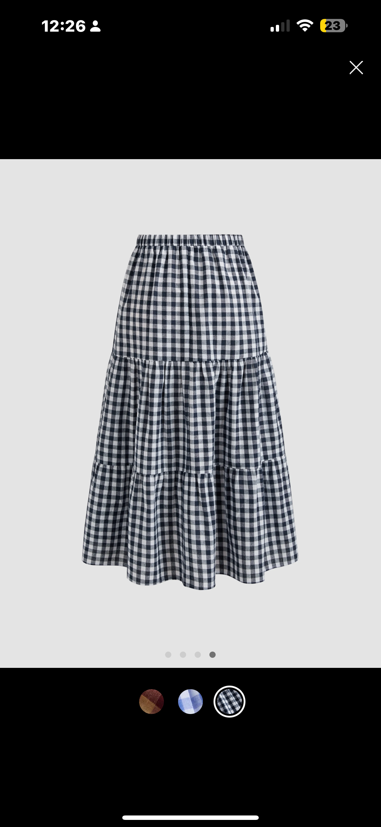 Plaid Skirt