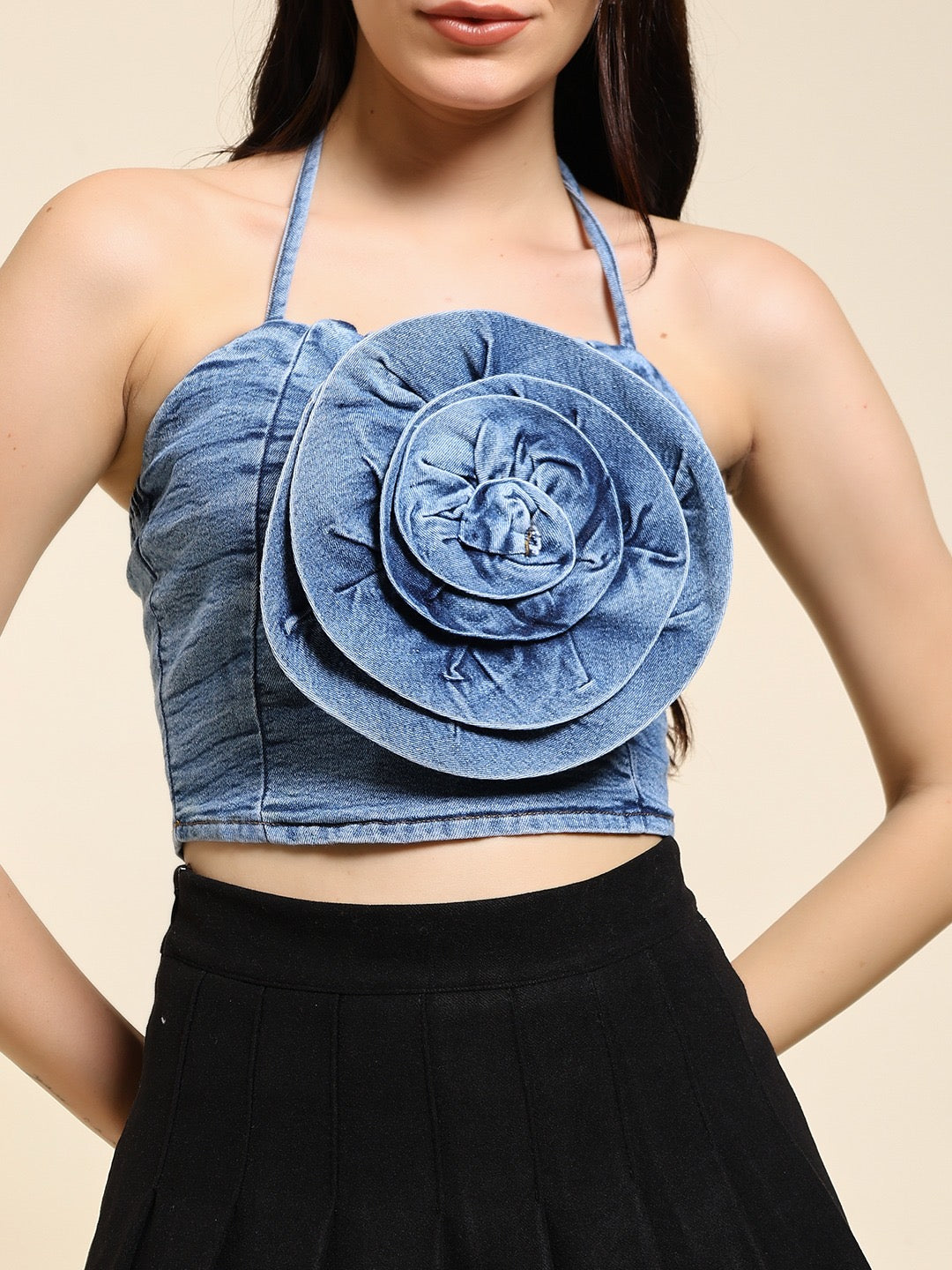 Emily Denim Top