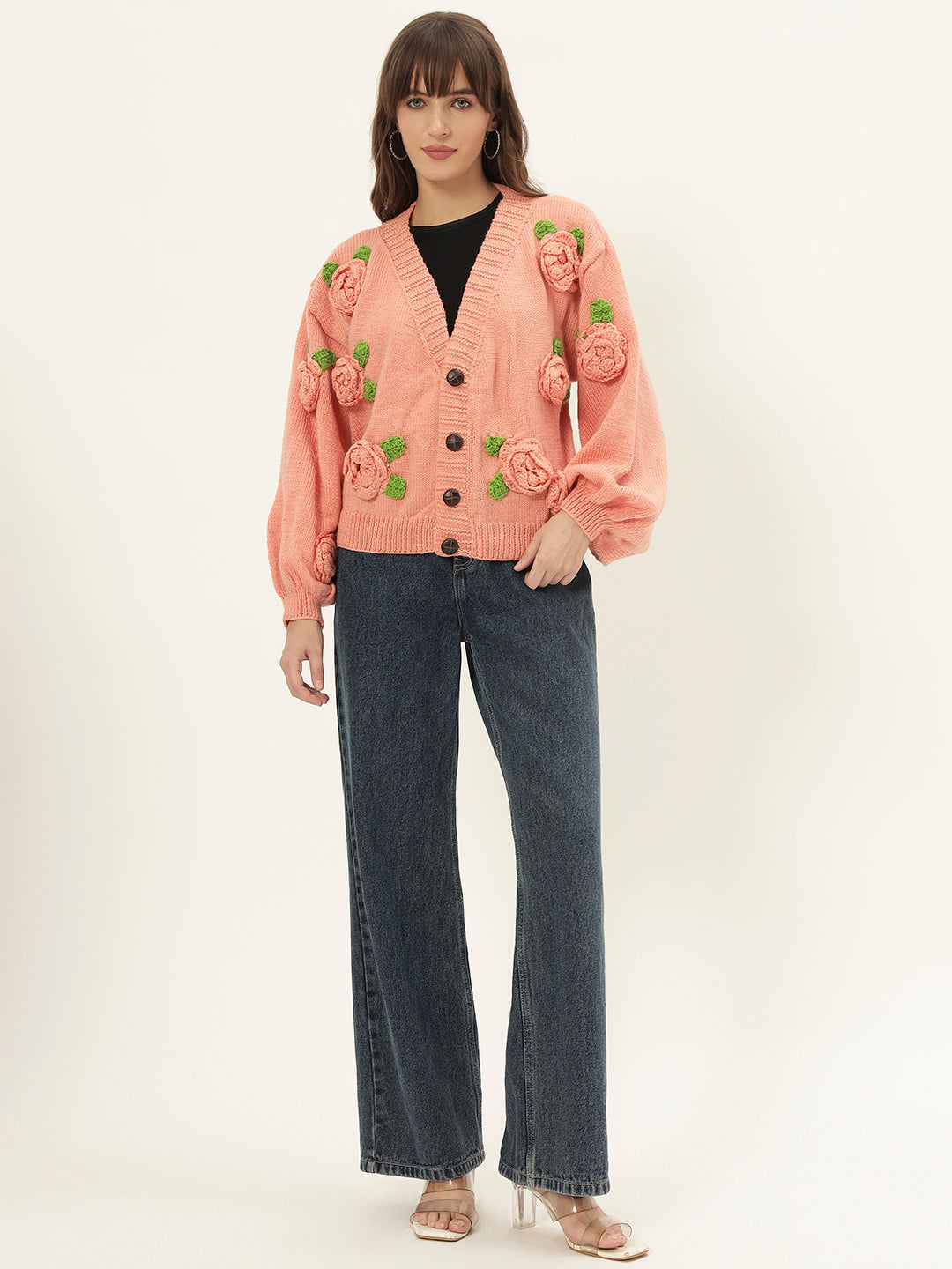 Peachy Rose Cardigan