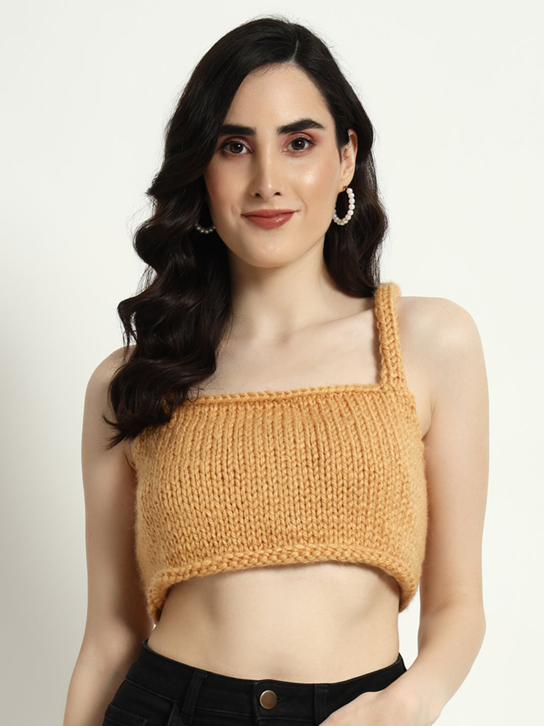 Beige Chunky Tube Top