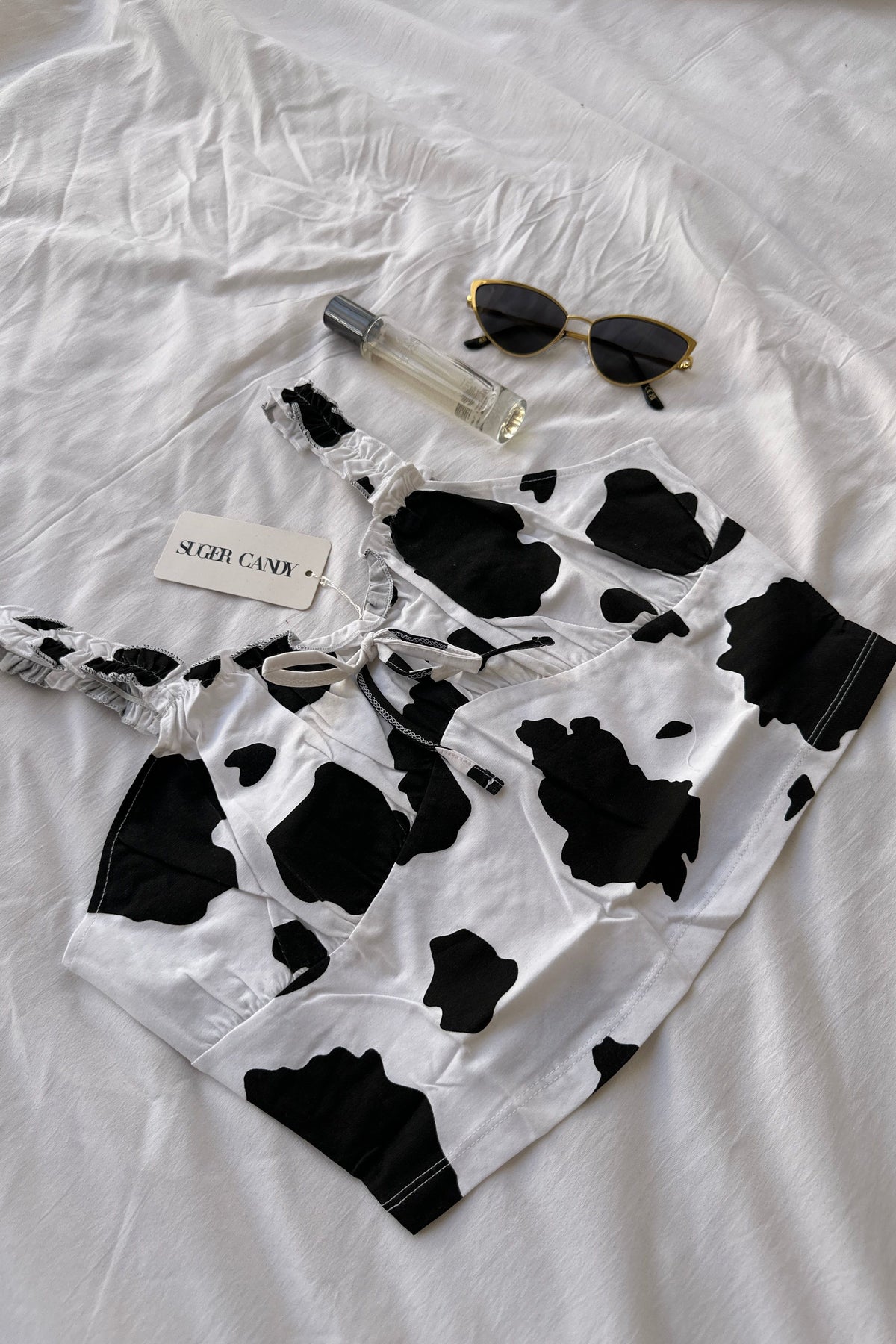 Cow Pattern Cami Top