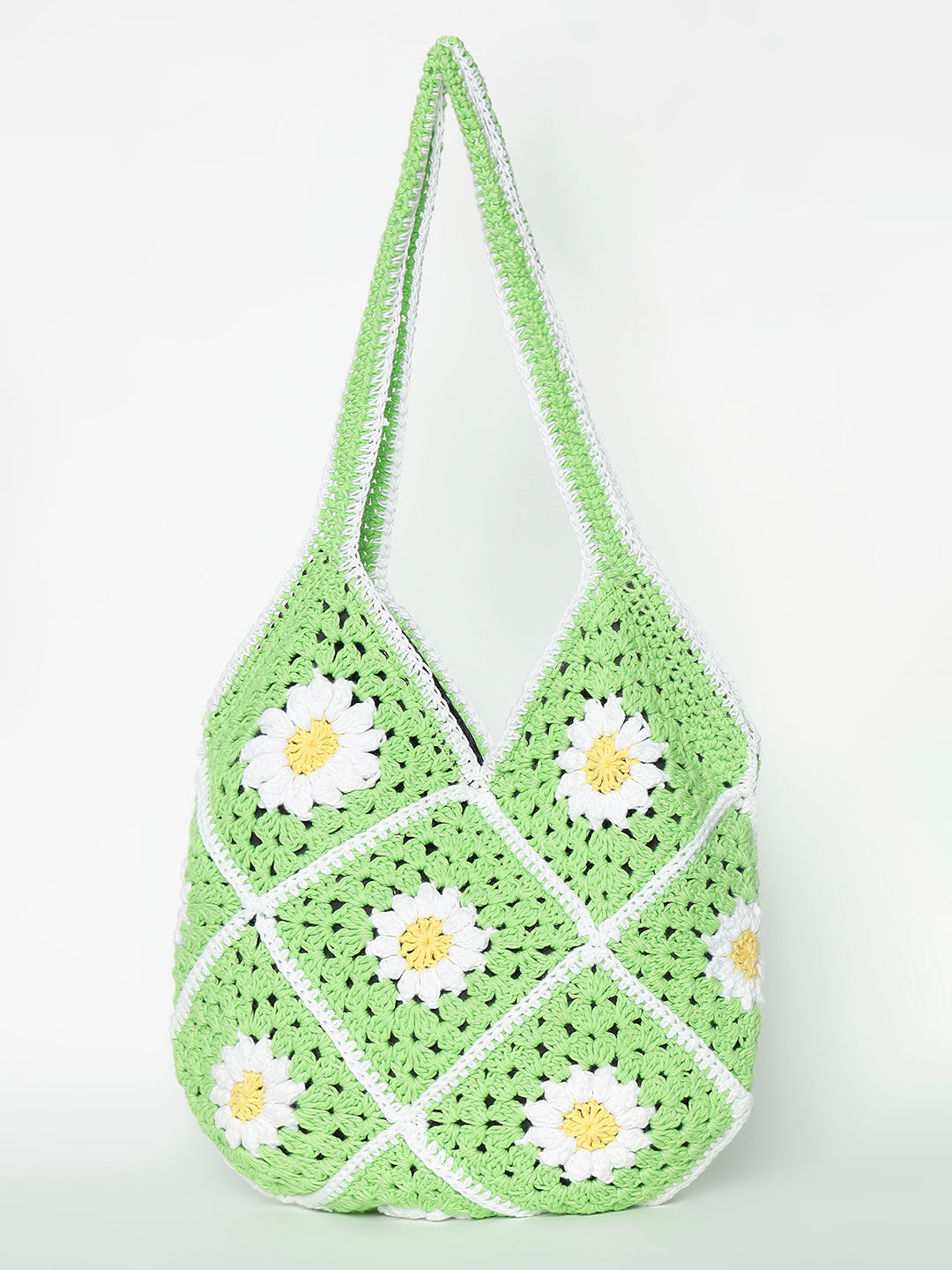 Gigi Handmade Handbag - GreenWhite