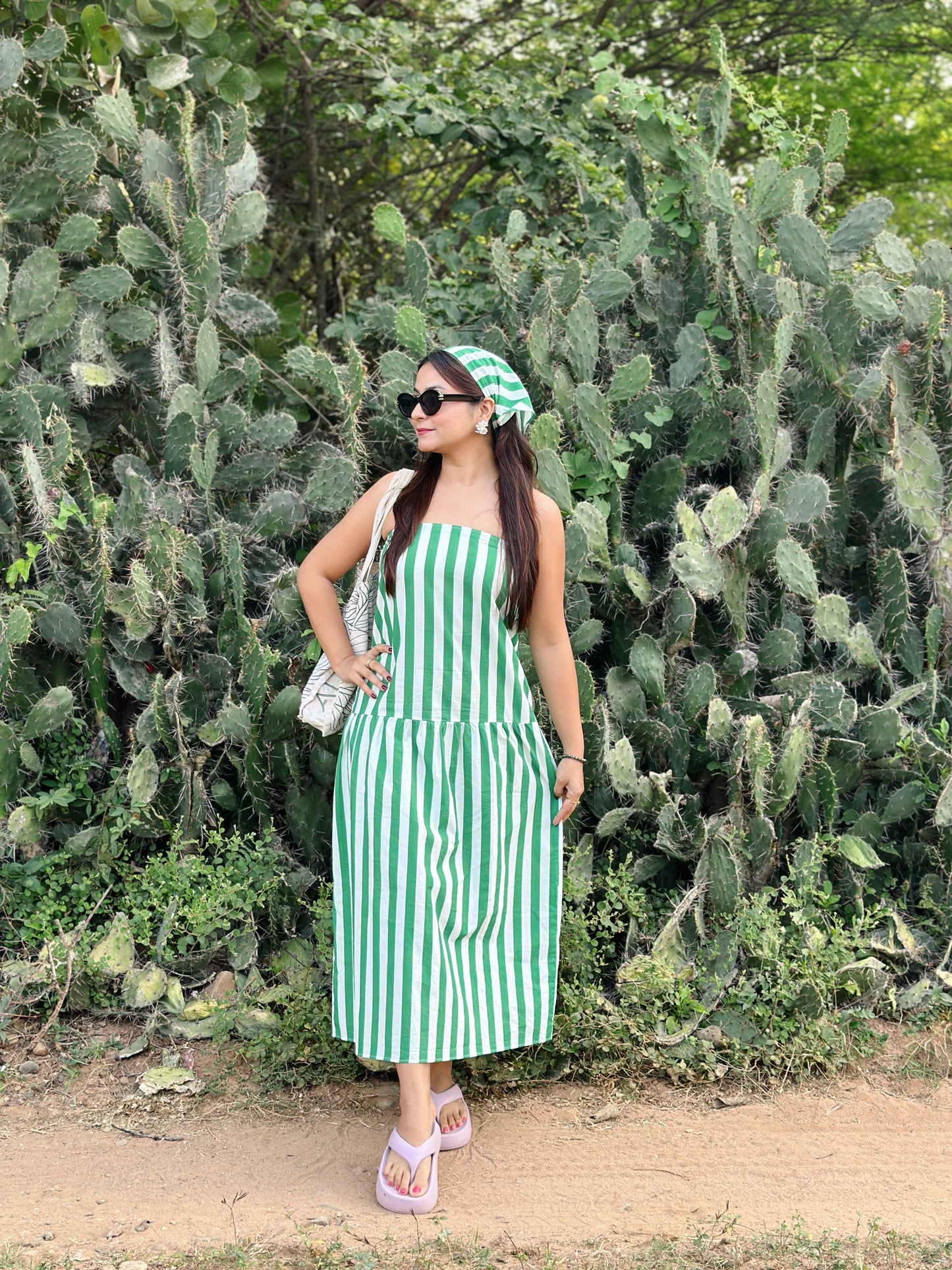 Positano Dress with Scarf