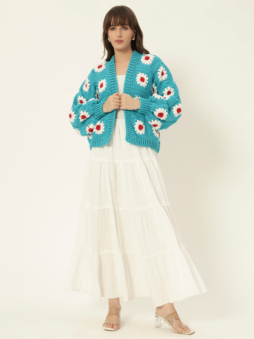 Vancouver Picnic Cardigan - SkyBlue