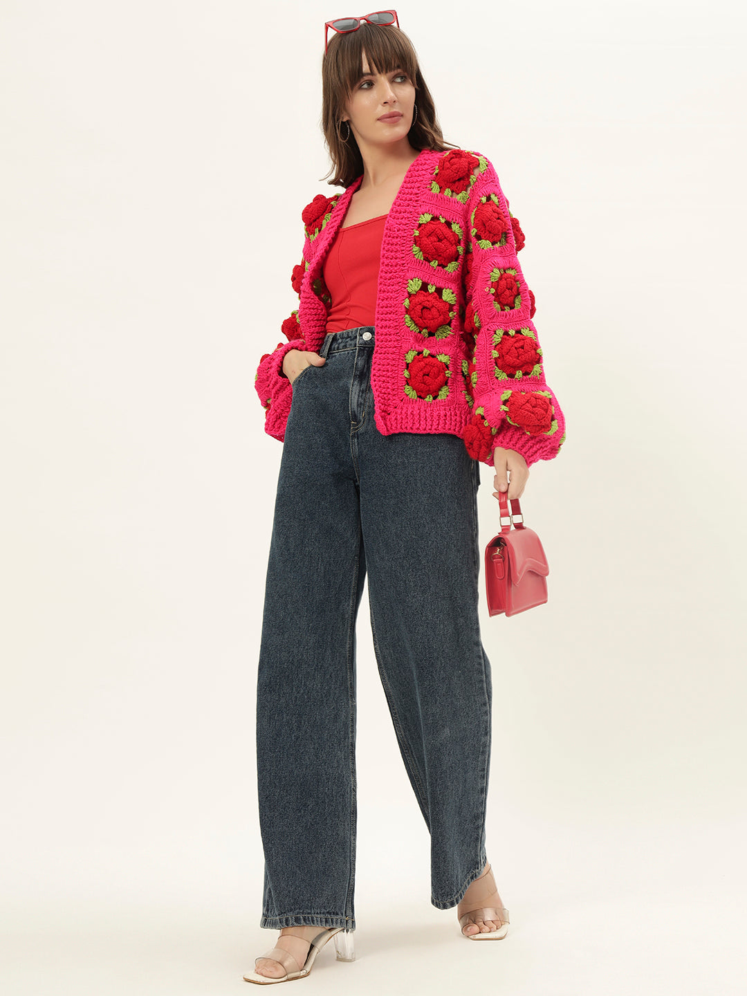 Lady Señorita Rose Bouquet Cardigan