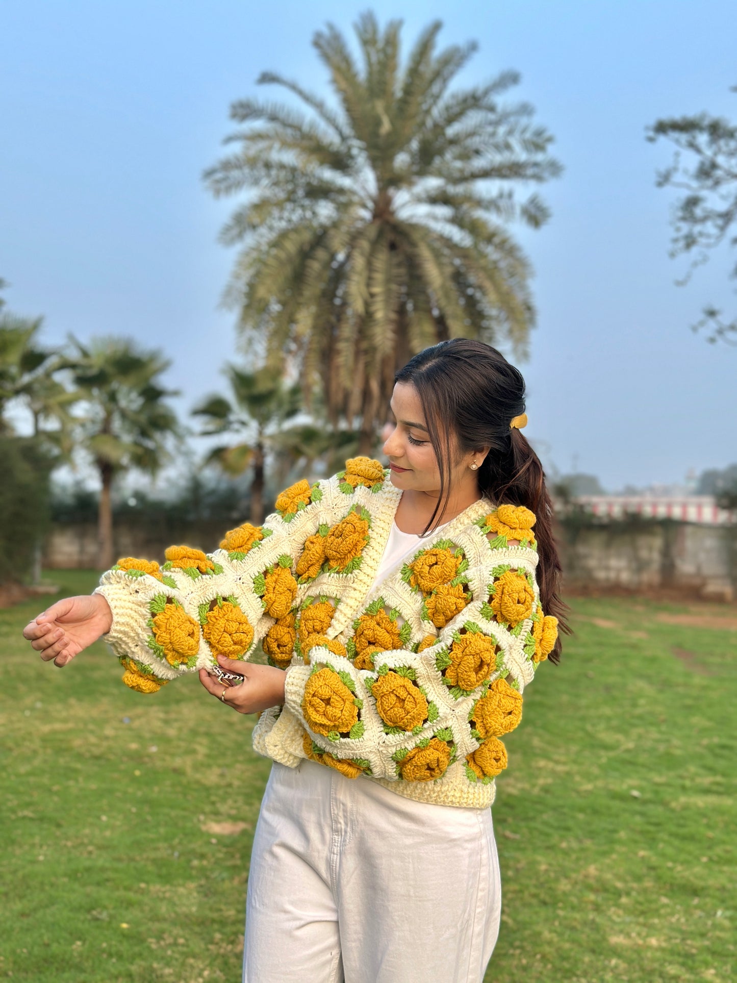 Rosa Foetida Garden Cardigan