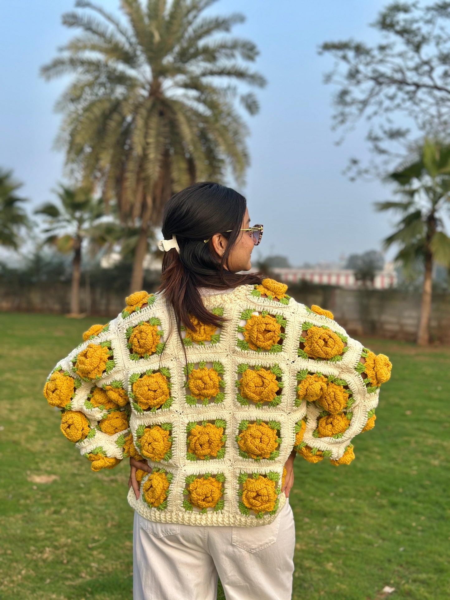 Rosa Foetida Garden Cardigan