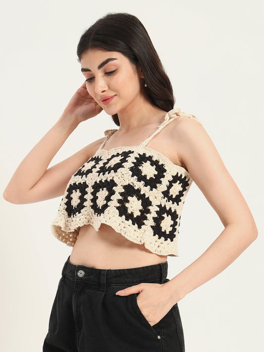 Bloomline Crochet Handmade Top