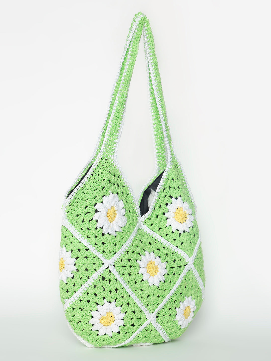 Gigi Handmade Handbag - GreenWhite