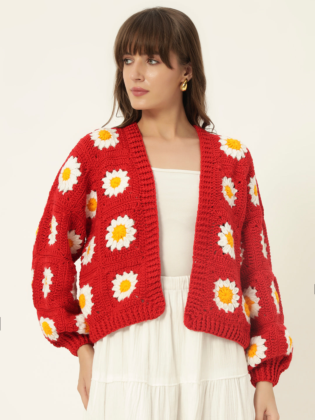 Molly Picnic Cardigan - Red