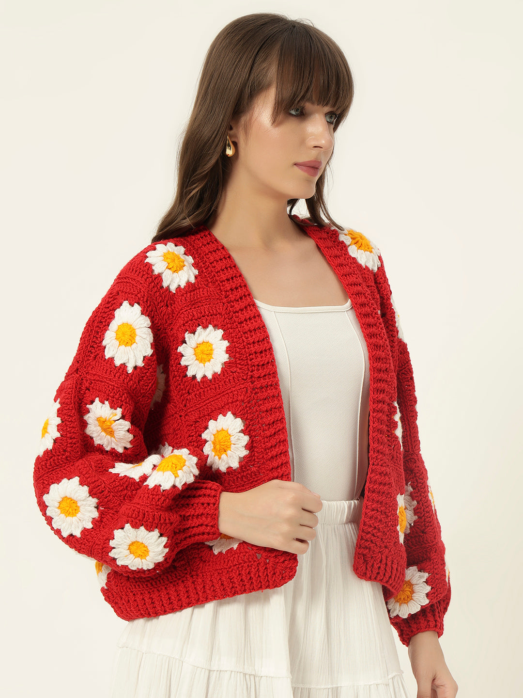 Molly Picnic Cardigan - Red