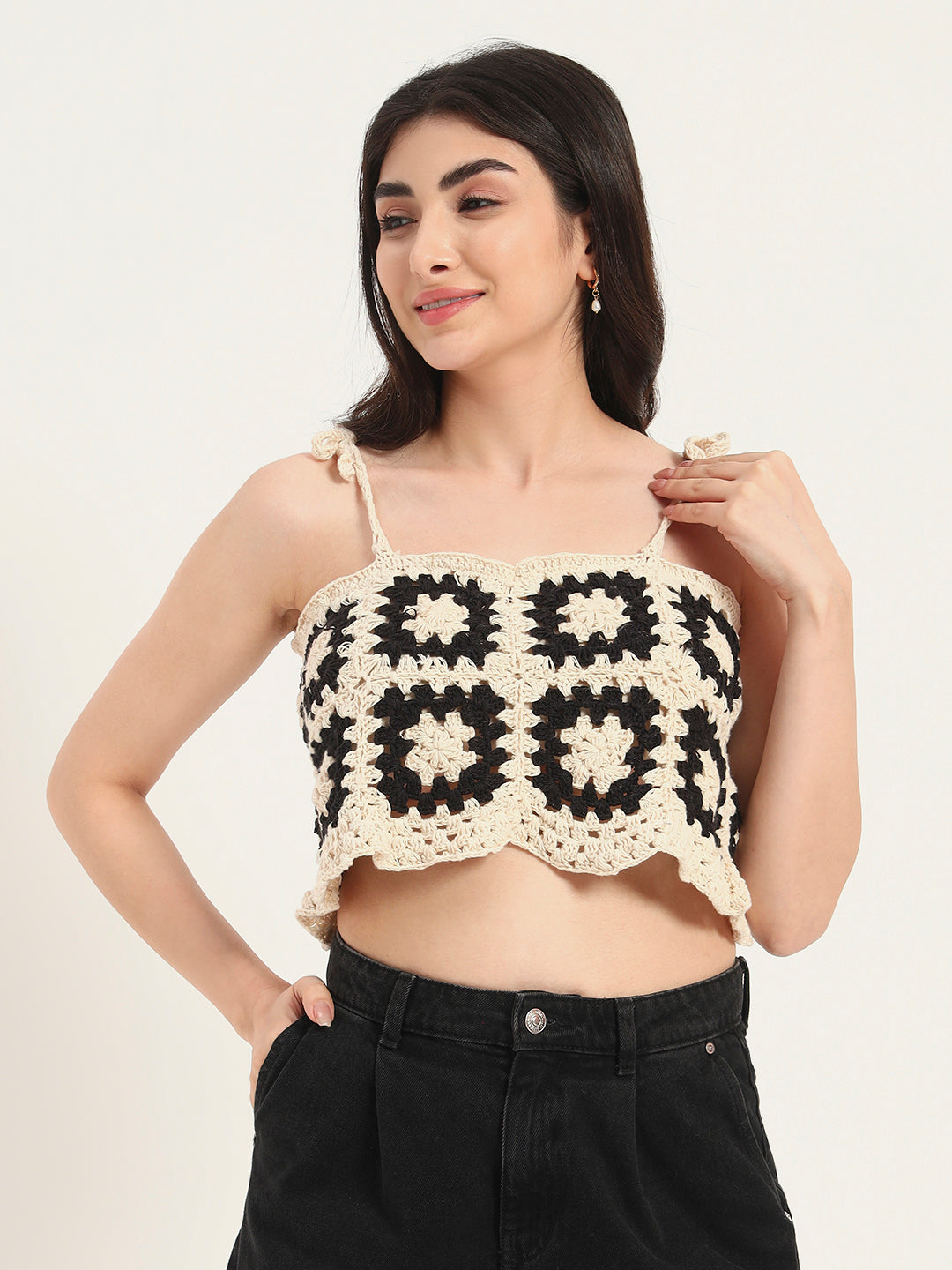 Bloomline Crochet Handmade Top