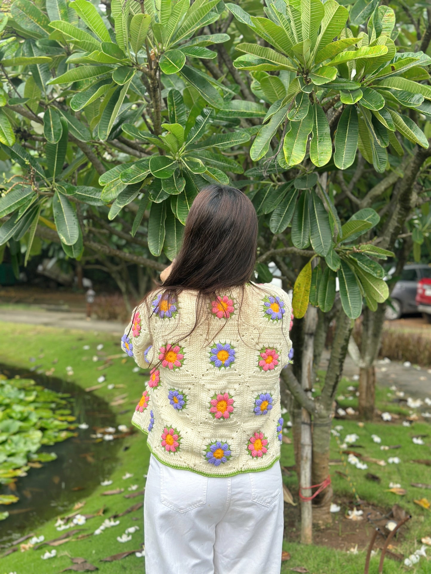 Honey Bun Handmade Cardigan