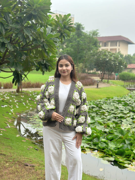Scottish Rose Garden Cardigan