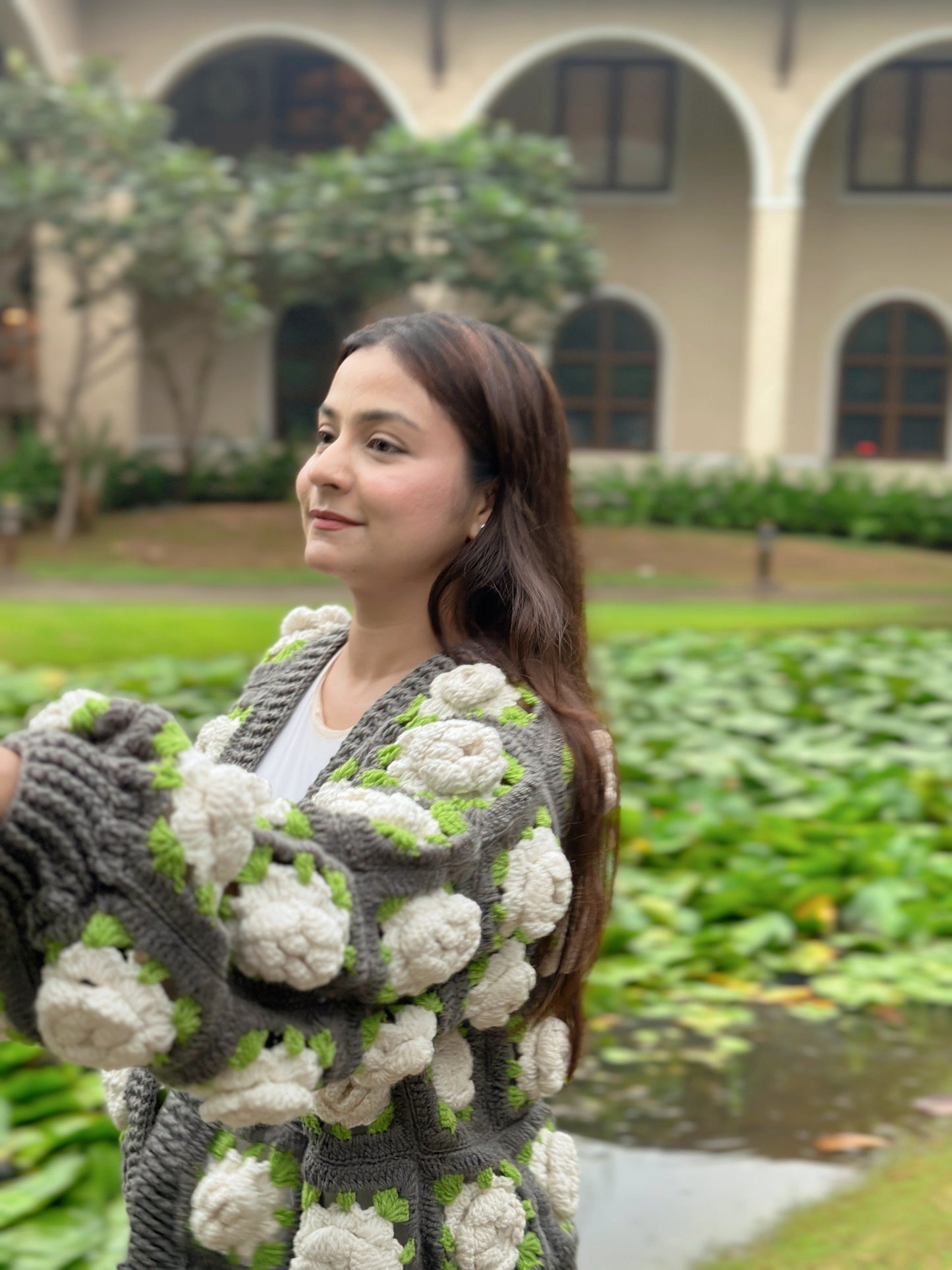 Scottish Rose Garden Cardigan
