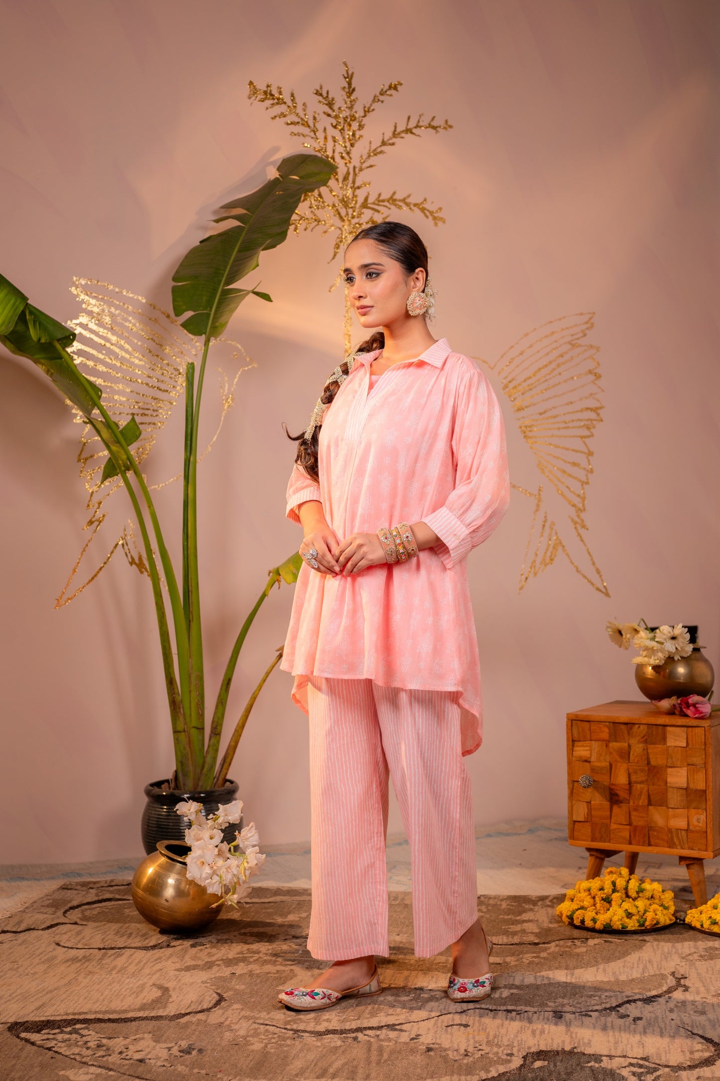Aaradhya Co-ord Set - Pink