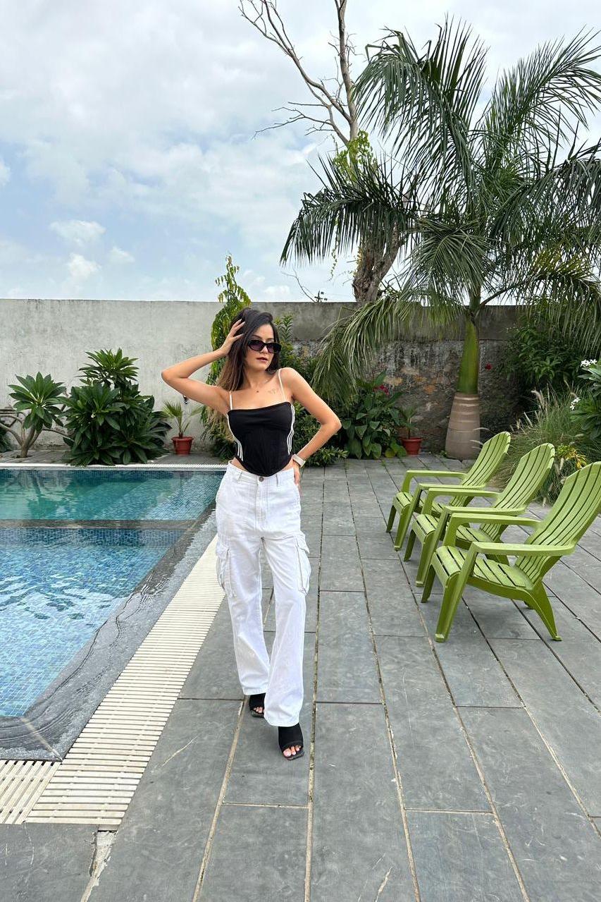 Black chic corset - SUGERCANDY