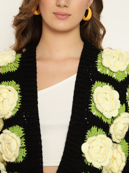 Morocco Rose Garden Cardigan