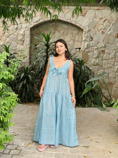 Flora Gingham Dress