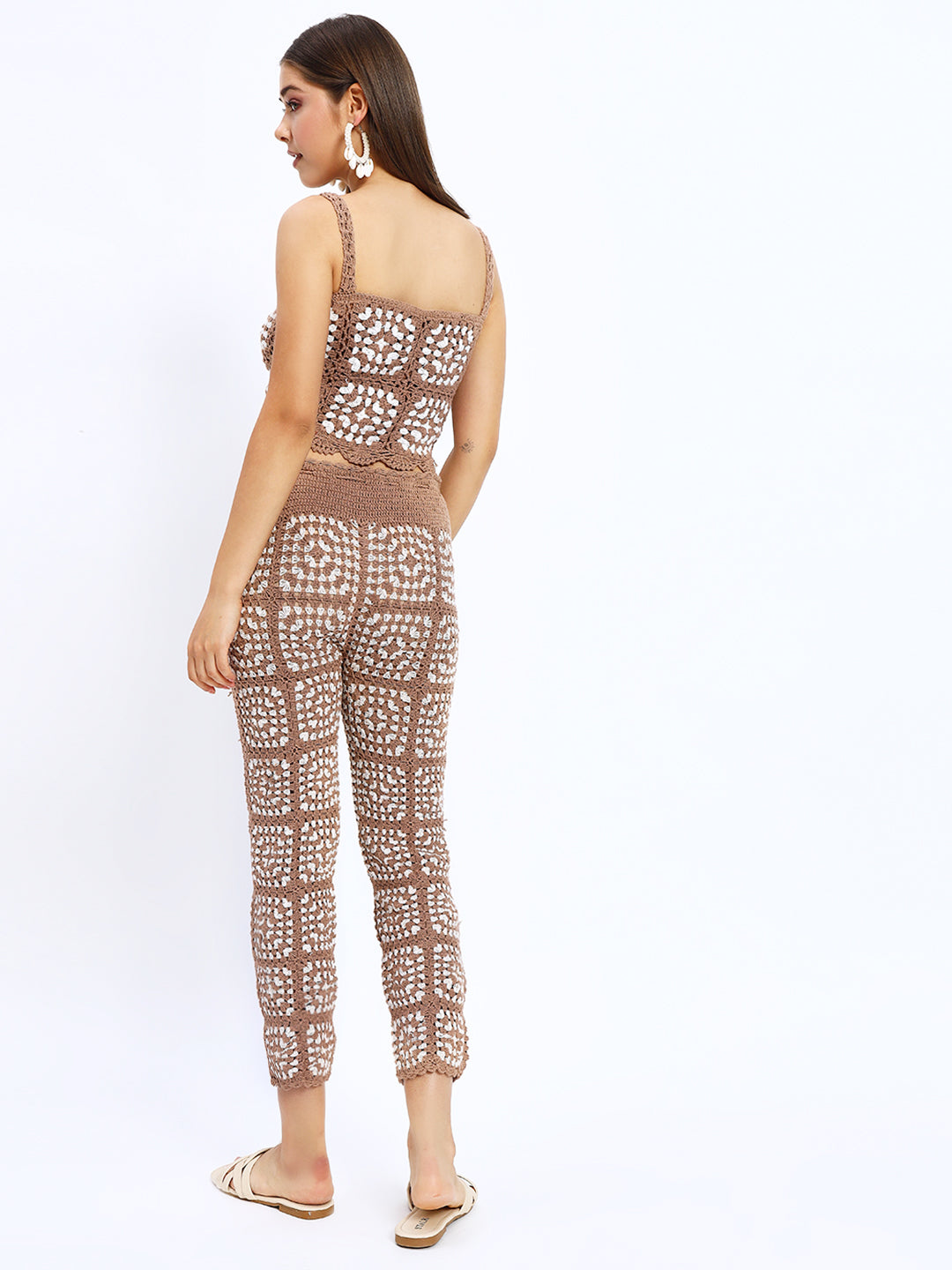 Beige Bohemia Crochet Set