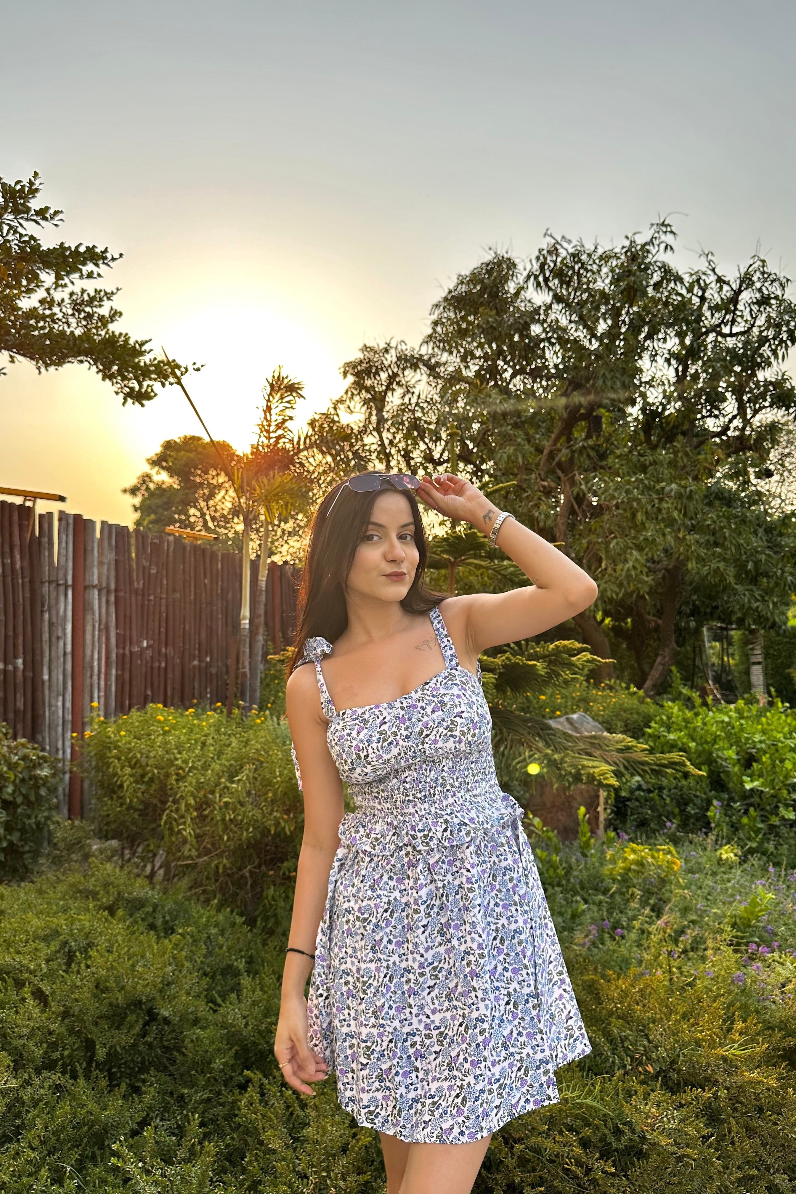 Floral Gala Mini Dress