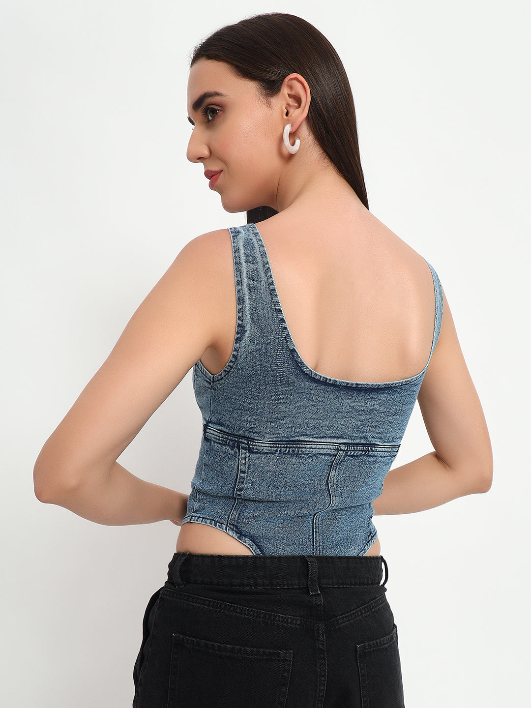 Denim Bodysuit