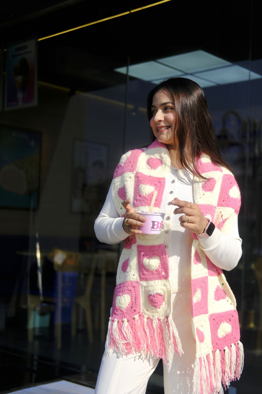 Love aesthetic scarf