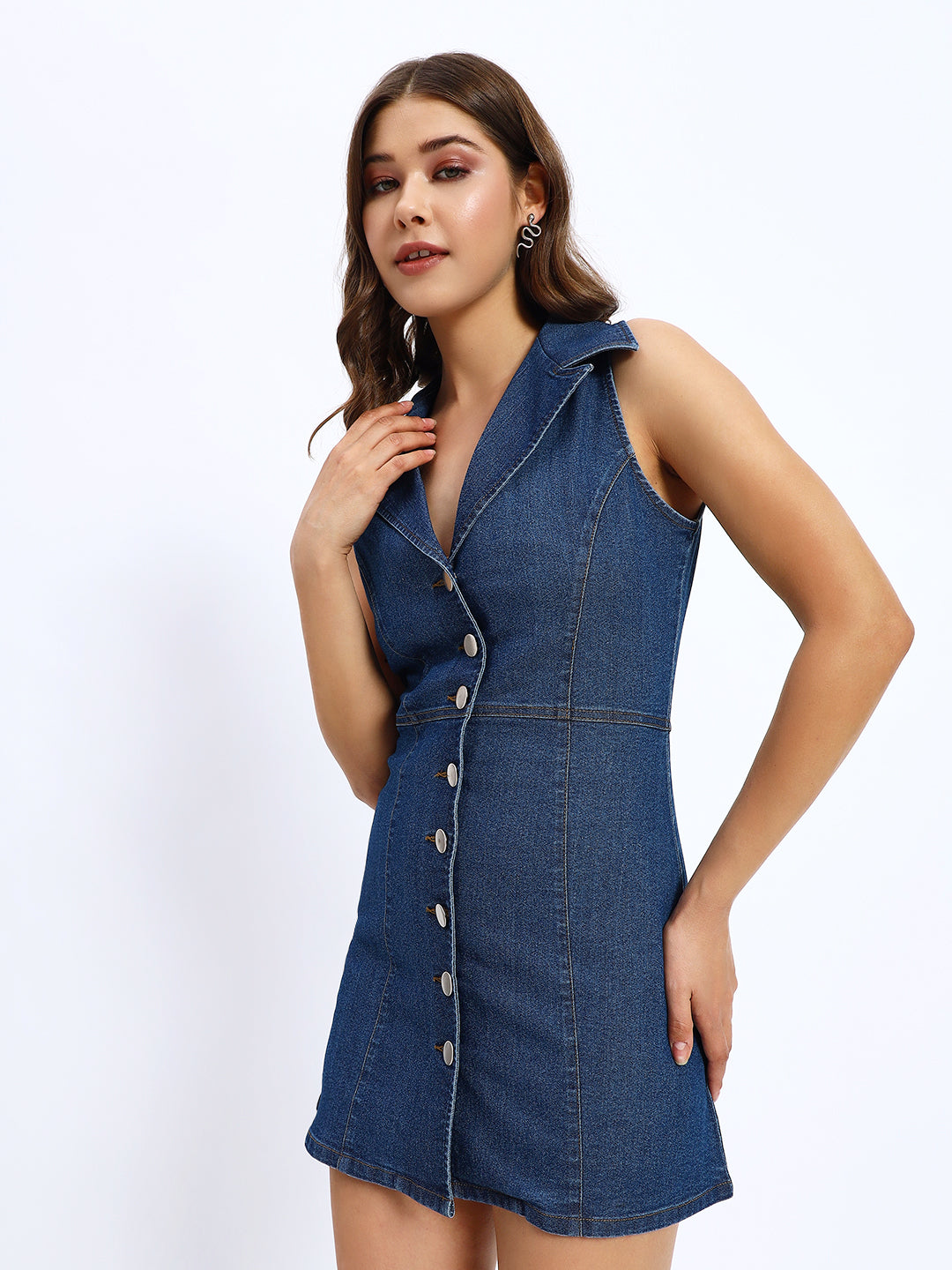 Old Money Denim Dress