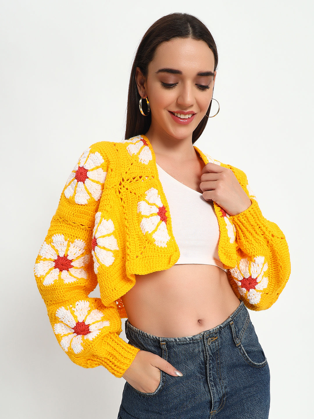 Bulgaria Yellow Cardigan