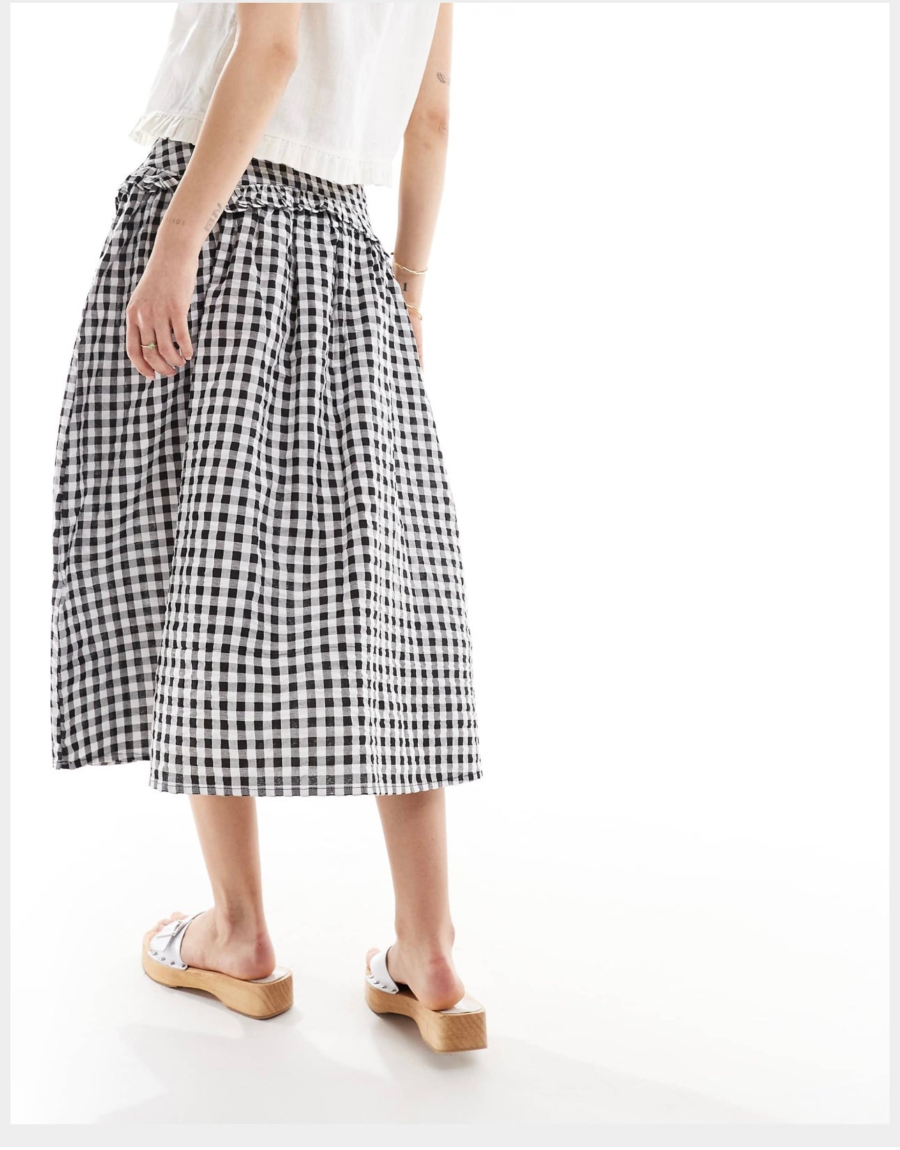 Diva Ghingham Skirt