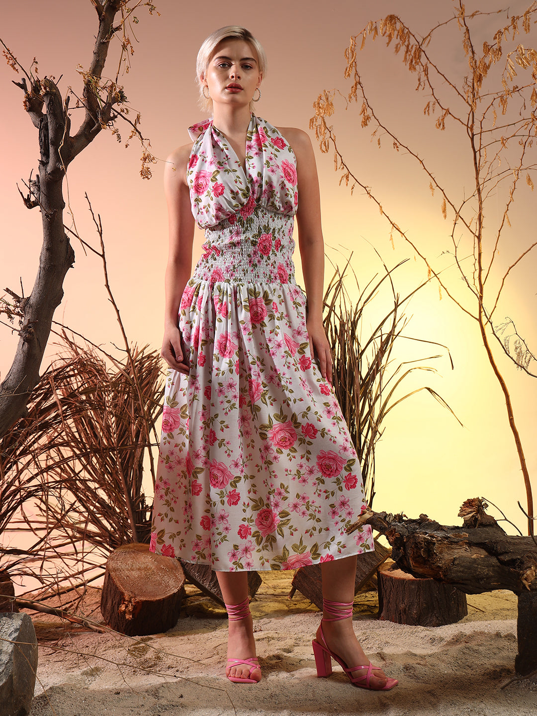 Andria Floral Dress
